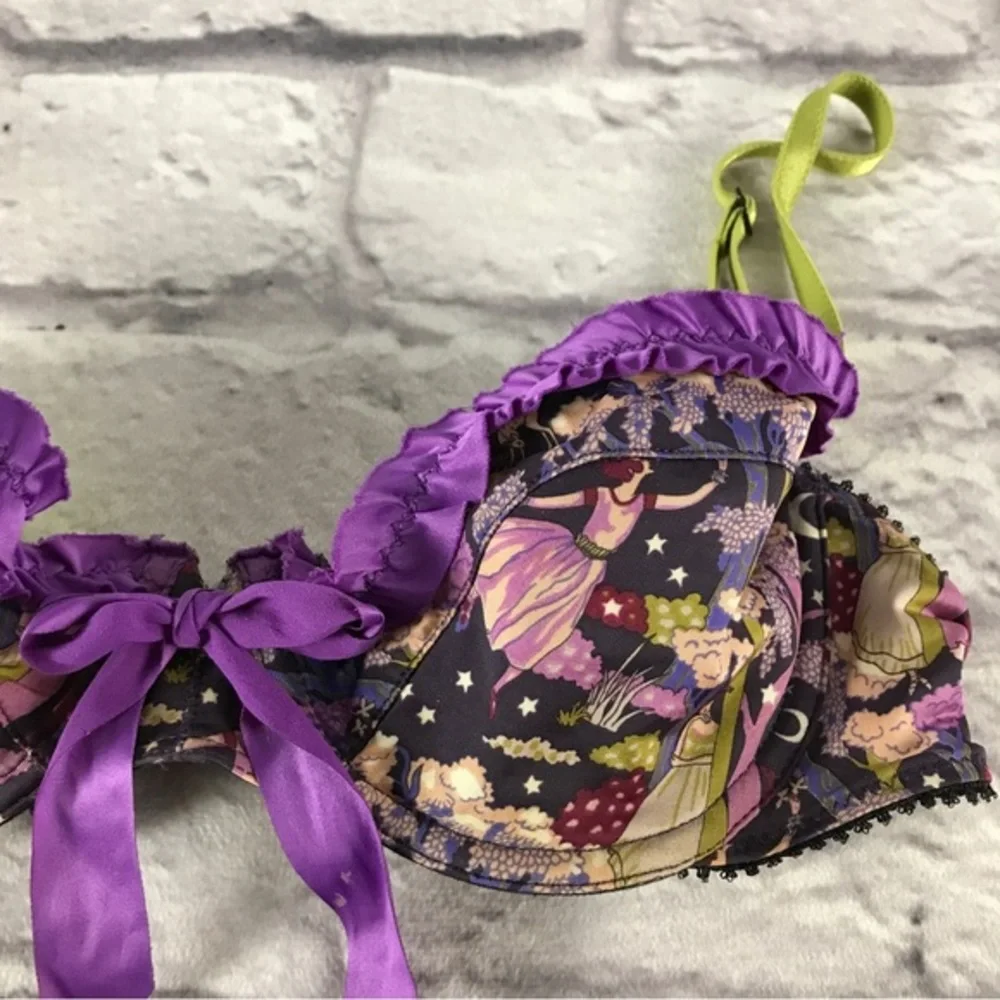Made in France Princesse Tam•Tam Bra&Panty SET Milkmaid Celestial Moon & Stars